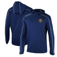 Denver Nuggets Columbia Shotgun Long basketball Hoodie basketball T-Shirt - Navy