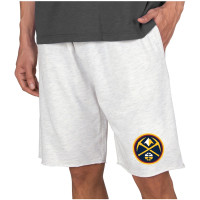Denver Nuggets Concepts Sport Mainstream Terry basketball Shorts - Cream