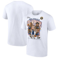 Denver Nuggets Fanatics Branded 2023 NBA Finals Champions Windmill Team Caricature Big & Tall basketball T-Shirt - White