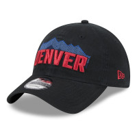 Denver Nuggets New Era 2023/24 City Edition 9TWENTY Adjustable Hat - Black
