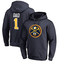 Denver Nuggets #1 Dad Pullover basketball Hoodie - Navy