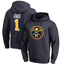 Denver Nuggets #1 Dad Pullover basketball Hoodie - Navy