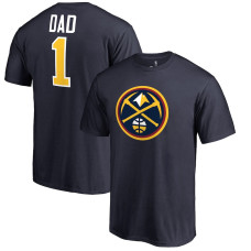 Denver Nuggets #1 Dad basketball T-Shirt - Navy