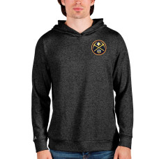 Denver Nuggets Antigua Absolute Pullover basketball Hoodie - Heathered Black