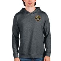 Denver Nuggets Antigua Absolute Pullover basketball Hoodie - Heathered Charcoal