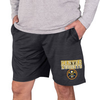 Denver Nuggets Concepts Sport Bullseye Knit Jam basketball Shorts - Charcoal