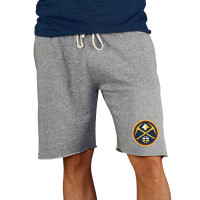 Denver Nuggets Concepts Sport Mainstream Terry basketball Shorts - Gray