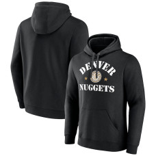 Denver Nuggets Fanatics Branded 2022 Hoops For Troops Training Pullover basketball Hoodie - Black