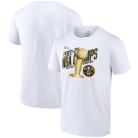 Denver Nuggets Fanatics Branded 2023 NBA Finals Champions Floater Trophy basketball T-Shirt - White
