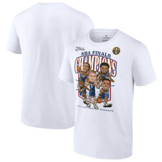 Denver Nuggets Fanatics Branded 2023 NBA Finals Champions Windmill Team Caricature basketball T-Shirt - White