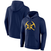 Denver Nuggets Fanatics Branded Alternate Logo Pullover basketball Hoodie - Navy