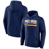 Denver Nuggets Fanatics Branded Announcer Pullover basketball Hoodie - Navy
