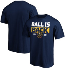 Denver Nuggets Fanatics Branded Ball Is Back basketball T-Shirt - Navy