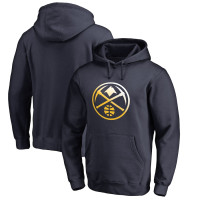 Denver Nuggets Fanatics Branded Gradient Logo Pullover basketball Hoodie - Navy