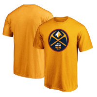 Denver Nuggets Fanatics Branded Primary Team Logo basketball T-Shirt - Gold