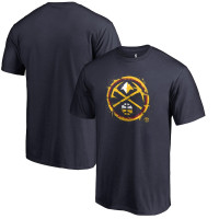 Denver Nuggets Fanatics Branded Splatter Logo basketball T-Shirt - Navy