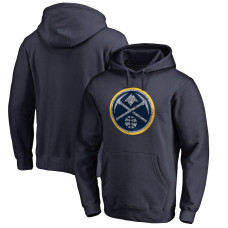 Denver Nuggets Fanatics Branded Static Logo Pullover basketball Hoodie - Navy