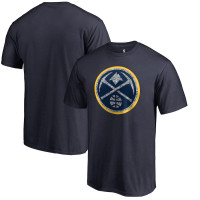 Denver Nuggets Fanatics Branded Static Logo basketball T-Shirt - Navy