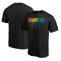 Denver Nuggets Fanatics Branded Team Pride Wordmark basketball T-Shirt - Black