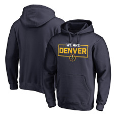 Denver Nuggets Fanatics Branded We Are Iconic Collection Pullover basketball Hoodie - Navy