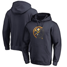 Denver Nuggets Fanatics Branded X-Ray Pullover basketball Hoodie - Navy