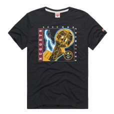 Denver Nuggets Homage 2023 NBA Finals Champions Tri-Blend Lightning basketball T-Shirt - Charcoal