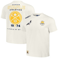 Denver Nuggets NBA x Staple Home Team basketball T-Shirt - Cream