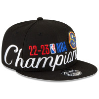 Denver Nuggets New Era 2023 NBA Finals Champions Locker Room 9FIFTY Snapback Hat - Black