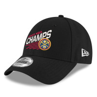 Denver Nuggets New Era 2023 NBA Finals Champions Slant Fast 9FORTY Adjustable Hat - Black