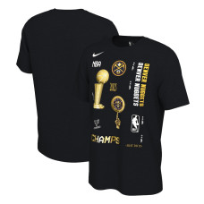 Denver Nuggets Nike 2023 NBA Finals Champions Celebration Expressive basketball T-Shirt - Black