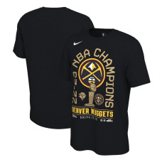 Denver Nuggets Nike 2023 NBA Finals Champions Locker Room basketball T-Shirt - Black