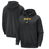 Denver Nuggets Nike 2023/24 City Edition Essential Club Pullover basketball Hoodie - Black