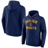 Navy Fanatics Branded Victory Arch Pullover basketball Hoodie - Navy