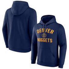 Navy Fanatics Branded Victory Arch Pullover basketball Hoodie - Navy