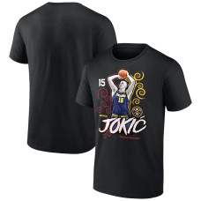 Nikola Jokic Denver Nuggets Fanatics Branded Competitor basketball T-Shirt - Black
