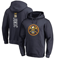 Nikola Jokic Denver Nuggets Fanatics Branded Team Backer Player Pullover basketball Hoodie - Navy