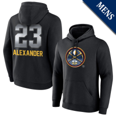Men's Trey Alexander # 23 Denver Nuggets Midnight Mascot Player Black Pullover Hoodie