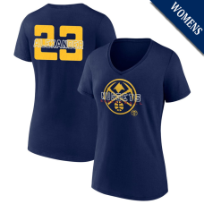 Women's Trey Alexander # 23 Denver Nuggets Stellar Player V-Neck Navy T-Shirt