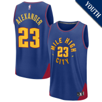 Youth Trey Alexander # 23 Denver Nuggets Fast Break Replica Blue Statement Edition Jersey Youth Trey Alexander # 23 Denver Nuggets Fast Break Replica Blue Statement Edition Jersey