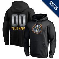 Men's Custom Denver Nuggets Midnight Mascot Personalized Name & Number Black Pullover Hoodie Men's Custom Denver Nuggets Midnight Mascot Personalized Name & Number Black Pullover Hoodie