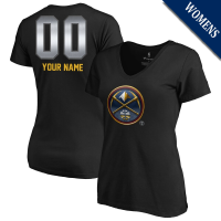 Women's Custom Denver Nuggets Midnight Mascot Personalized Name & Number V-Neck Black T-Shirt Women's Custom Denver Nuggets Midnight Mascot Personalized Name & Number V-Neck Black T-Shirt