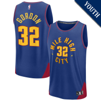 Youth Aaron Gordon # 32 Denver Nuggets Fast Break Replica Blue Statement Edition Jersey Youth Aaron Gordon # 32 Denver Nuggets Fast Break Replica Blue Statement Edition Jersey