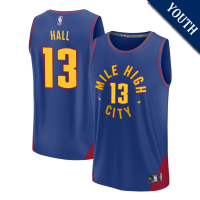 Youth PJ Hall # 13 Denver Nuggets Fast Break Replica Statement Edition Blue Jersey Youth PJ Hall # 13 Denver Nuggets Fast Break Replica Statement Edition Blue Jersey