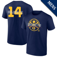 Men's DaRon Holmes II # 14 Denver Nuggets Stellar Player Navy T-Shirt