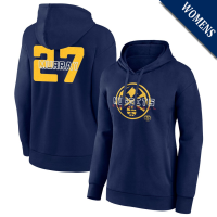 Women's Jamal Murray # 27 Denver Nuggets Stellar Player Navy Pullover Hoodie Women's Jamal Murray # 27 Denver Nuggets Stellar Player Navy Pullover Hoodie