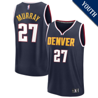 Youth Jamal Murray # 27 Denver Nuggets Fast Break Replica Navy Icon Edition Jersey