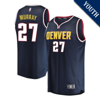 Youth Jamal Murray # 27 Denver Nuggets Fast Break Replica Navy Icon Edition Jersey