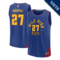 Youth Jamal Murray # 27 Denver Nuggets Fast Break Replica Statement Edition Blue Jersey
