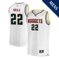 Men's Zeke Nnaji # 22 Denver Nuggets Fast Break Replica Association Edition White Jersey Men's Zeke Nnaji # 22 Denver Nuggets Fast Break Replica Association Edition White Jersey