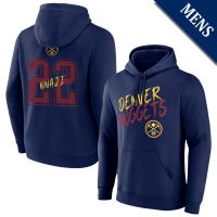 Men's Zeke Nnaji # 22 Denver Nuggets Hustle Navy Pullover Hoodie Men's Zeke Nnaji # 22 Denver Nuggets Hustle Navy Pullover Hoodie